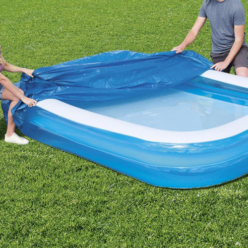 Cubierta Rectangular Para Piscina, Solo Cubre Agua, 262 Cm X