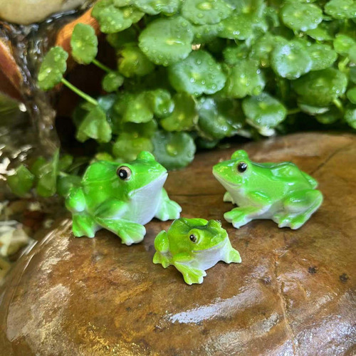 3 Piezas Figuras En Miniatura En Miniatura Decoración De La