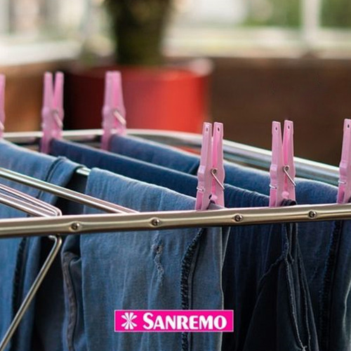 Kit Pregador Roupas Resistente Plástico Oba 12 Un Sanremo