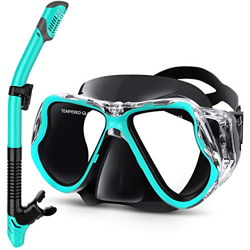 Kit De Buceo Y Snorkel Para Adultos Profesional Color Azul