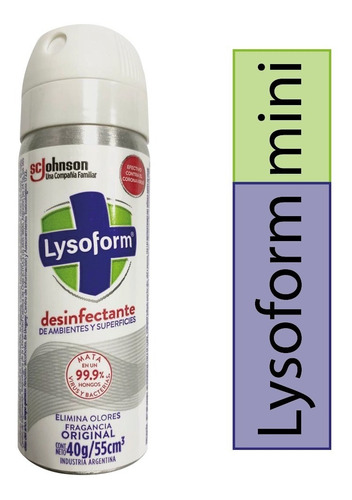 Lysoform Aerosol Desinfectante To Go 55 Ml