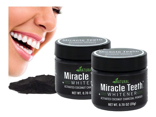 Pack X2 Blanqueador De Dientes Teeth Whitening Miracle Teeth