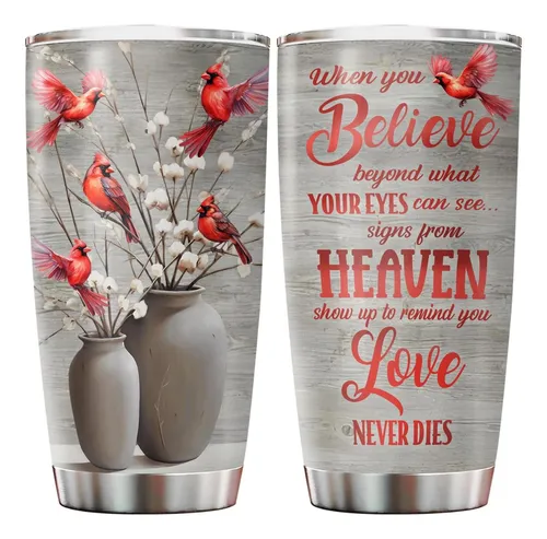 34hd Regalos Cardinales Para Navidad, Vaso Cardinal 20 Oz De