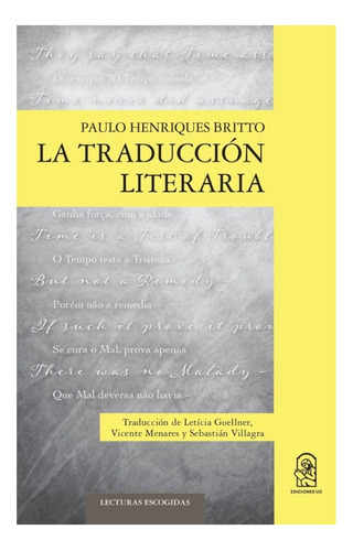 Libro La Traducción Literaria /324