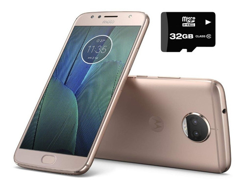 Celular Moto G5s Plus Gold 32gb Dual Cam Carga Rapida Msi