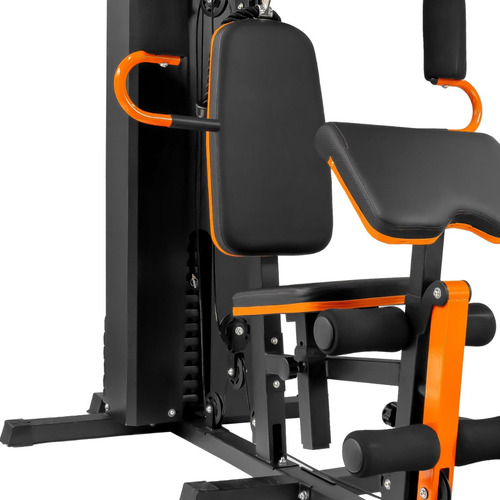Gimnasio Multifuncional Uso Rudo Multiestacion Brazo Pierna Estructura Negro Centurfit mkz-multestacion