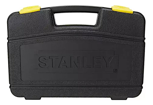 Juego De Autocle Stanley Color Negro Cromado 37 Piezas
