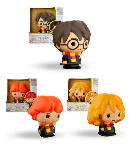 Combo 3 Muñecos Coleccionables Harry Potter Wizarding World