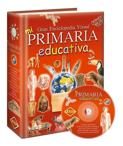 Libro Mi Primaria Educativa Gran Enciclopedia Visual + Cd