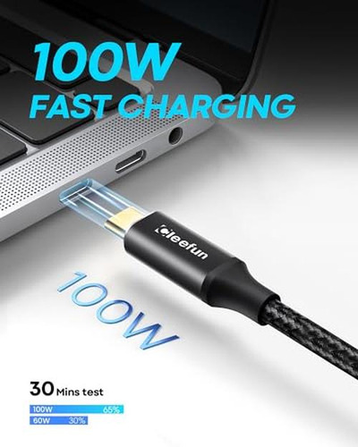 Cable De Extensión Cleefun Usb C De 10 Pies, Cable De Extens
