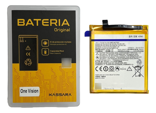 Bateria Kássara For Motorola One Vision