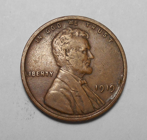 Estados Unidos One Cent Trigo 1919 - Km#132