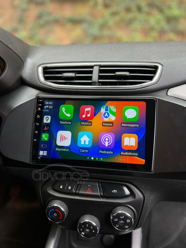 Central Multimidia 9' Onix Prisma C/ Android + Carplay 