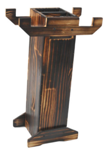 Soporte De Madera Para Arco Y Flecha, Elegante Exhibición B