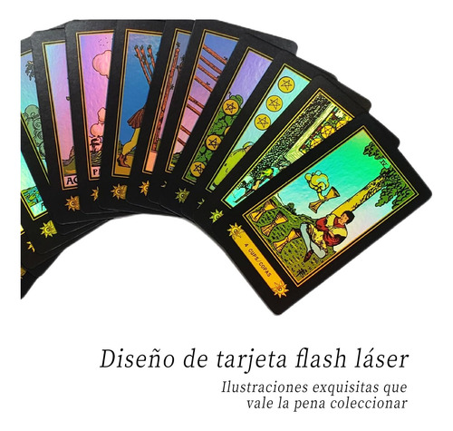 Cartas Del Tarot Rider Waite De Lujo Con Instructivo Español