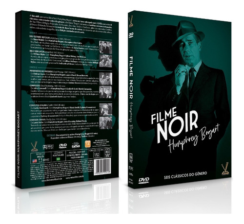 Dvd Filme Noir Humphrey Bogart  - Versátil - Bonellihq 