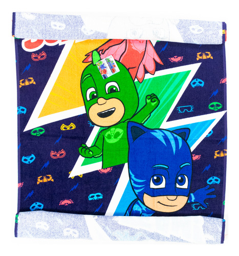 Toalla Oficial Pj Masks: Heroes En Pijamas, 100% De Algodón
