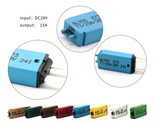 Manual Reiniciable 12v-24v Coche Barco Disyuntor Fusible