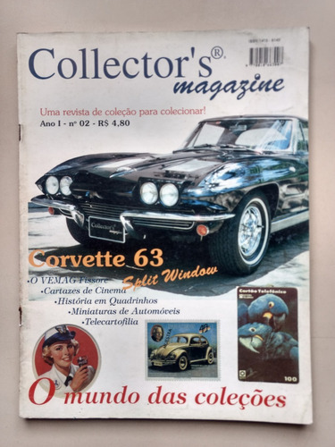 Revista Collector S 02 Miniaturas De Automoveis Corvette 224