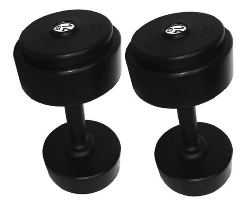 Kit Suporte Com Dumbell Monobloco Injetado 12 A 30 Kg - Par