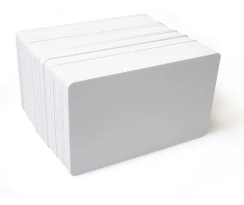 Imagem 3 de 5 de Cartão Pvc Branco Cr-80 0.76 Mm 200un