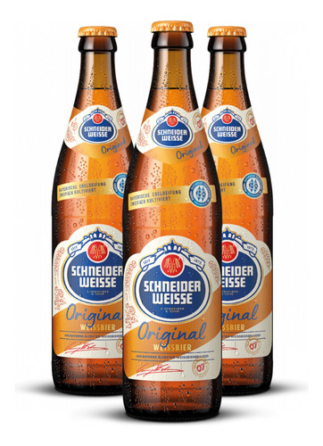 Cerveja De Trigo Alemã Tap 7 Schneider Weisse 500ml (3 Und)