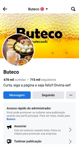 Página Do Facebook