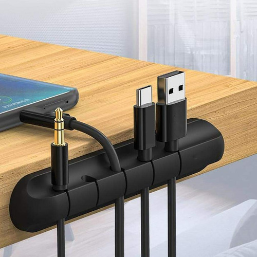 Organizador De Cables Para Escritorio / Autoadhesivo