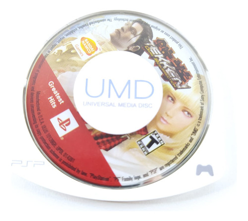 Tekken Dark Resurrection Psp Umd So O Jogo Sem Cx (Usado)