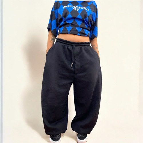 Jogging Baggy Pants Oversize Talles Grandes Puño Ajustable
