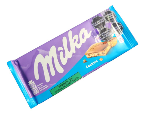Chocolate Milka Cookies Importado Chocolate Con Leche 100 G