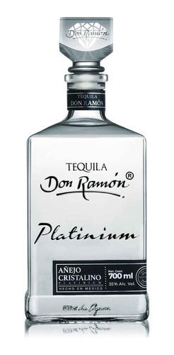 Tequila Don Ramón Añejo Cristalino Platinium 700 Ml