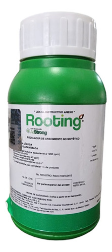 Rooting, Enraizador De Plantas, Regulador Crecimiento 250 Ml