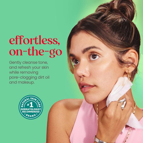 Toallitas Faciales Burt's Bees, Pepino Y Menta, 30 Unidades