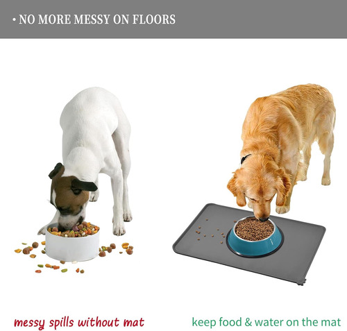 Reopet Alfombrilla De Silicona Para Comida De Mascotas, ...