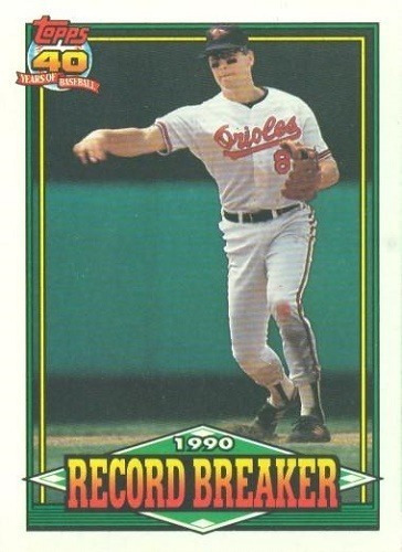 Mlb Cal Ripken Topps Record Breaker 1991 # 5