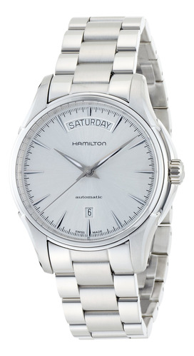 Hamilton H32505151 Jazzmaster Reloj Automatico De Plata Para