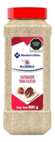 Sazonador Para Fajitas Member's Mark By Mccormick 600 G