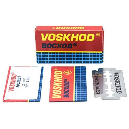 Voskhod, 100 Cuchillas De Afeitar De Seguridad De 0i2qs