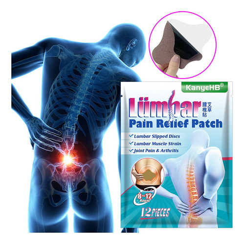 Parche Antidolor G Wormwood Para Columna Lumbar, Strength Jk