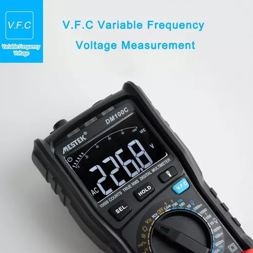 Teste vivo da pena do teste do fio hz do diodo da resistência do  não-contato do voltímetro da c.c./ac da pena do multímetro esperto de st100  rms