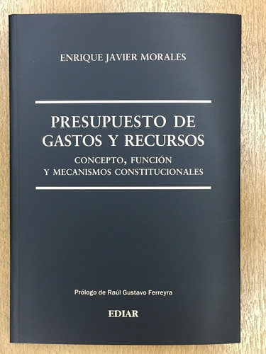 Presupuesto De Gastos Y Recursos - Morales, Enrique J