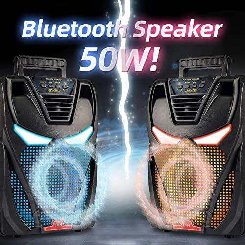 Altavoz Bluetooth Portátil Con Subwoofer Altavoces Inalámbri