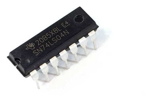 5 Pzs 74ls04 Compuerta Not Sn74ls04n