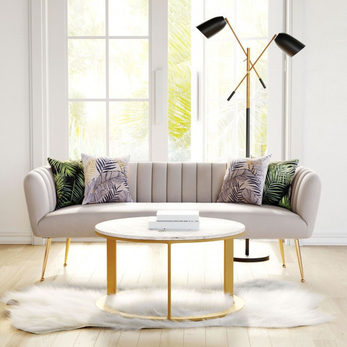 Sofa Deco Beige Këssa Cdmx