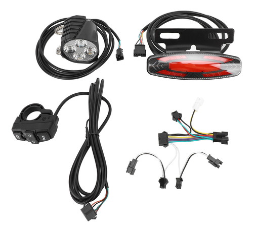 Juego De Faros Delanteros Y Traseros Para Bicicleta, Led De