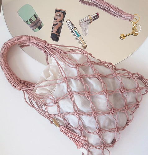 Imagen 5 de 6 de Bolso Tote Red Macrame
