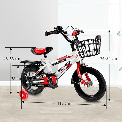 Bicicleta Infantil Roja De 16 Pulgadas Con Casco Incluido Color Rojo Tamaño Del Cuadro 16