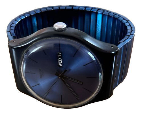 Swatch Mystery Life Unisex Suob707a. Azul Negro Azul (Usado)
