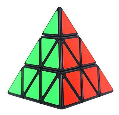 Cubo Mágico Pirámide 3x3 Negra Shuyue